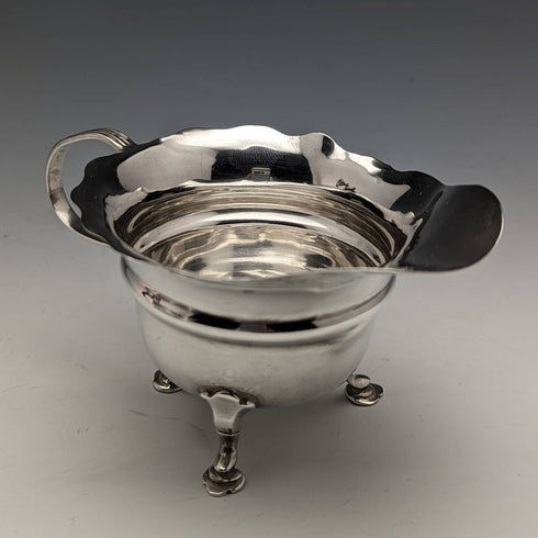 1905年 英国アンティーク 純銀(925シルバー) バチェラーティーポット3点セット 計500g Charles Boyton